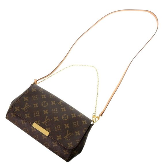 LOUIS VUITTON Brown Monogram Shoulder Bag - Picture 6 of 10